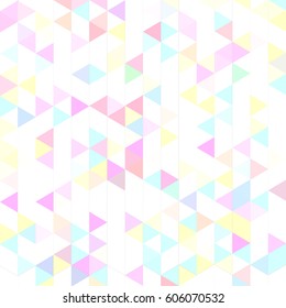 Abstract geometric colorful pattern for background. Decorative backdrop can be used for wallpaper, pattern fills, web page background, surface textures.