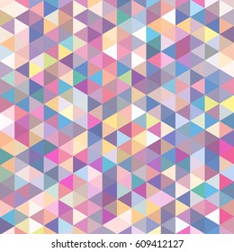 Abstract geometric colorful pattern for background. Decorative backdrop can be used for wallpaper, pattern fills, web page background, surface textures.