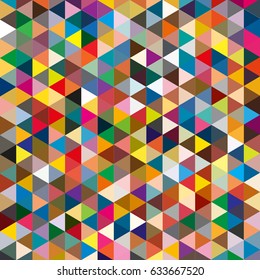 Abstract geometric colorful pattern for background. Decorative backdrop can be used for wallpaper, pattern fills, web page background, surface textures.