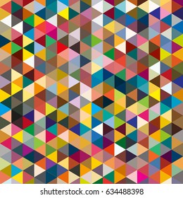 Abstract geometric colorful pattern for background. Decorative backdrop can be used for wallpaper, pattern fills, web page background, surface textures.