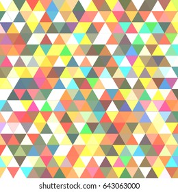Abstract geometric colorful pattern for background. Decorative backdrop can be used for wallpaper, pattern fills, web page background, surface textures.