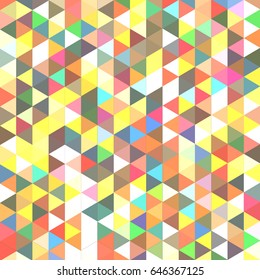 Abstract geometric colorful pattern for background. Decorative backdrop can be used for wallpaper, pattern fills, web page background, surface textures.