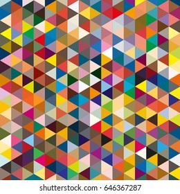 Abstract geometric colorful pattern for background. Decorative backdrop can be used for wallpaper, pattern fills, web page background, surface textures.