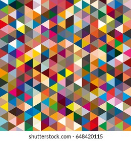 Abstract geometric colorful pattern for background. Decorative backdrop can be used for wallpaper, pattern fills, web page background, surface textures.