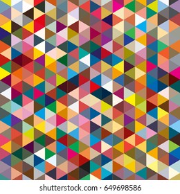 Abstract geometric colorful pattern for background. Decorative backdrop can be used for wallpaper, pattern fills, web page background, surface textures.
