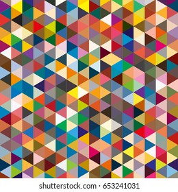 Abstract geometric colorful pattern for background. Decorative backdrop can be used for wallpaper, pattern fills, web page background, surface textures.