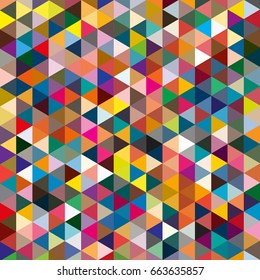 Abstract geometric colorful pattern for background. Decorative backdrop can be used for wallpaper, pattern fills, web page background, surface textures.