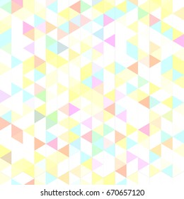 Abstract geometric colorful pattern for background. Decorative backdrop can be used for wallpaper, pattern fills, web page background, surface textures.