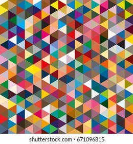 Abstract geometric colorful pattern for background. Decorative backdrop can be used for wallpaper, pattern fills, web page background, surface textures.