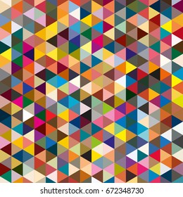 Abstract geometric colorful pattern for background. Decorative backdrop can be used for wallpaper, pattern fills, web page background, surface textures.