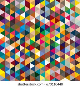 Abstract geometric colorful pattern for background. Decorative backdrop can be used for wallpaper, pattern fills, web page background, surface textures.