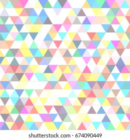 Abstract geometric colorful pattern for background. Decorative backdrop can be used for wallpaper, pattern fills, web page background, surface textures.