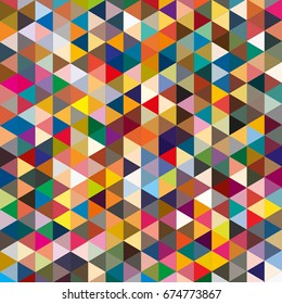 Abstract geometric colorful pattern for background. Decorative backdrop can be used for wallpaper, pattern fills, web page background, surface textures.