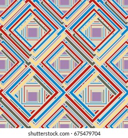 Abstract geometric colorful pattern for background. Decorative backdrop can be used for wallpaper, pattern fills, web page background, surface textures.