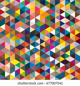 Abstract geometric colorful pattern for background. Decorative backdrop can be used for wallpaper, pattern fills, web page background, surface textures.