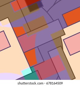 Abstract geometric colorful pattern for background. Decorative backdrop can be used for wallpaper, pattern fills, web page background, surface textures.