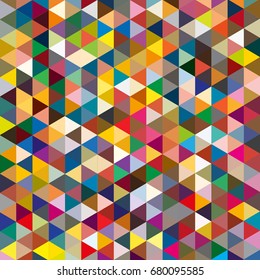 Abstract geometric colorful pattern for background. Decorative backdrop can be used for wallpaper, pattern fills, web page background, surface textures.