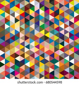 Abstract geometric colorful pattern for background. Decorative backdrop can be used for wallpaper, pattern fills, web page background, surface textures.