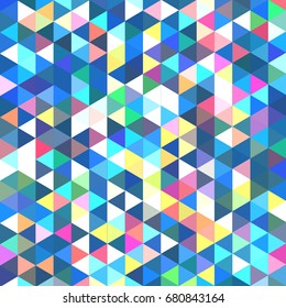 Abstract geometric colorful pattern for background. Decorative backdrop can be used for wallpaper, pattern fills, web page background, surface textures.