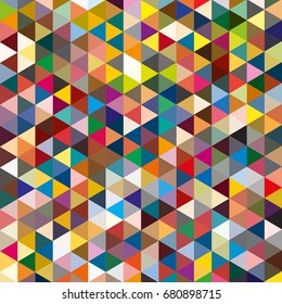 Abstract geometric colorful pattern for background. Decorative backdrop can be used for wallpaper, pattern fills, web page background, surface textures.