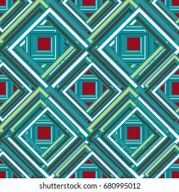 Abstract geometric colorful pattern for background. Decorative backdrop can be used for wallpaper, pattern fills, web page background, surface textures.