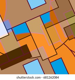 Abstract geometric colorful pattern for background. Decorative backdrop can be used for wallpaper, pattern fills, web page background, surface textures.