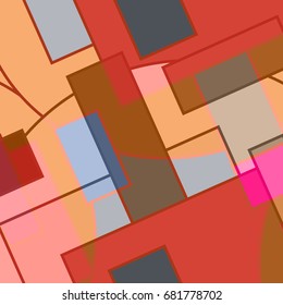 Abstract geometric colorful pattern for background. Decorative backdrop can be used for wallpaper, pattern fills, web page background, surface textures.