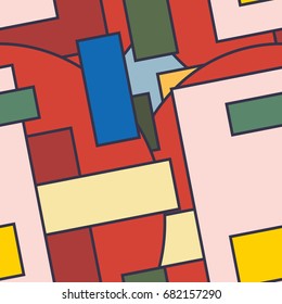 Abstract geometric colorful pattern for background. Decorative backdrop can be used for wallpaper, pattern fills, web page background, surface textures.