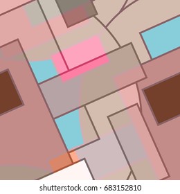Abstract geometric colorful pattern for background. Decorative backdrop can be used for wallpaper, pattern fills, web page background, surface textures.