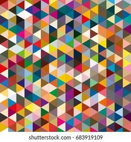 Abstract geometric colorful pattern for background. Decorative backdrop can be used for wallpaper, pattern fills, web page background, surface textures.