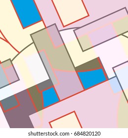 Abstract geometric colorful pattern for background. Decorative backdrop can be used for wallpaper, pattern fills, web page background, surface textures.