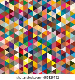 Abstract geometric colorful pattern for background. Decorative backdrop can be used for wallpaper, pattern fills, web page background, surface textures.