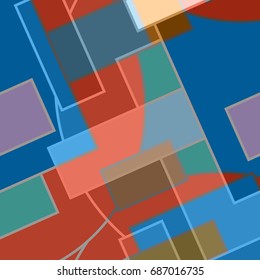 Abstract geometric colorful pattern for background. Decorative backdrop can be used for wallpaper, pattern fills, web page background, surface textures.