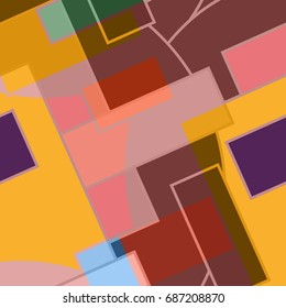 Abstract geometric colorful pattern for background. Decorative backdrop can be used for wallpaper, pattern fills, web page background, surface textures.