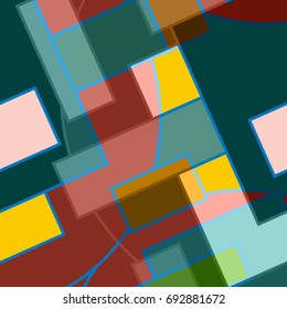 Abstract geometric colorful pattern for background. Decorative backdrop can be used for wallpaper, pattern fills, web page background, surface textures.