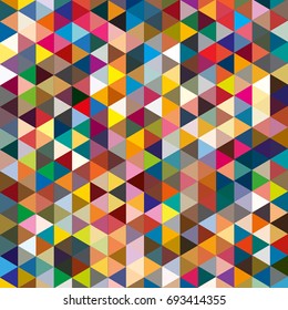 Abstract geometric colorful pattern for background. Decorative backdrop can be used for wallpaper, pattern fills, web page background, surface textures.