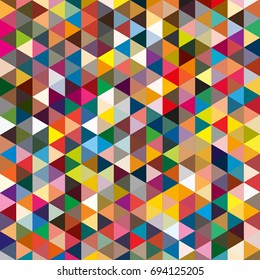 Abstract geometric colorful pattern for background. Decorative backdrop can be used for wallpaper, pattern fills, web page background, surface textures.