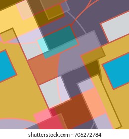 Abstract geometric colorful pattern for background. Decorative backdrop can be used for wallpaper, pattern fills, web page background, surface textures.