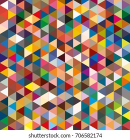 Abstract geometric colorful pattern for background. Decorative backdrop can be used for wallpaper, pattern fills, web page background, surface textures.