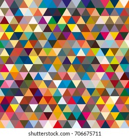 Abstract geometric colorful pattern for background. Decorative backdrop can be used for wallpaper, pattern fills, web page background, surface textures.