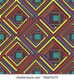 Abstract geometric colorful pattern for background. Decorative backdrop can be used for wallpaper, pattern fills, web page background, surface textures.
