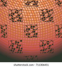 Abstract geometric colorful pattern for background. Decorative backdrop can be used for wallpaper, pattern fills, web page background, surface textures.