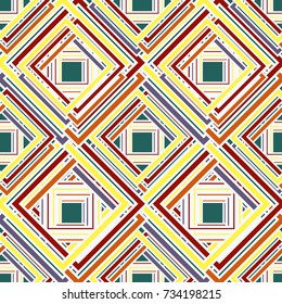 Abstract geometric colorful pattern for background. Decorative backdrop can be used for wallpaper, pattern fills, web page background, surface textures.