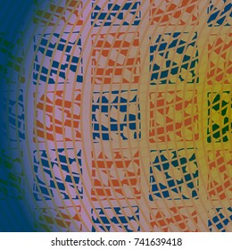 Abstract geometric colorful pattern for background. Decorative backdrop can be used for wallpaper, pattern fills, web page background, surface textures.