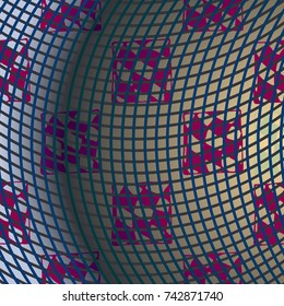Abstract geometric colorful pattern for background. Decorative backdrop can be used for wallpaper, pattern fills, web page background, surface textures.