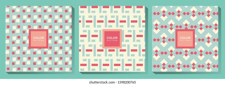 Abstract Geometric Colorful Pattern  Design