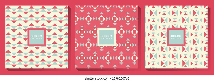 Abstract Geometric Colorful Pattern  Design