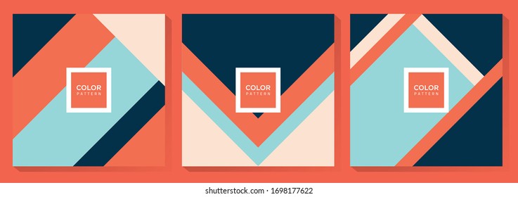 Abstract Geometric Colorful Pattern Design