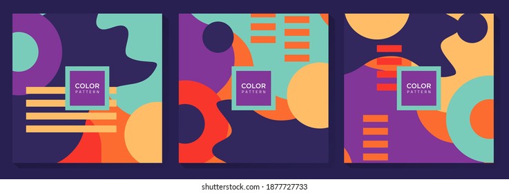 Abstract Geometric Colorful Pattern Design