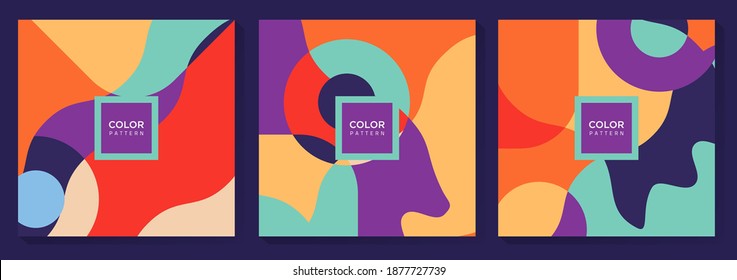 Abstract Geometric Colorful Pattern Design